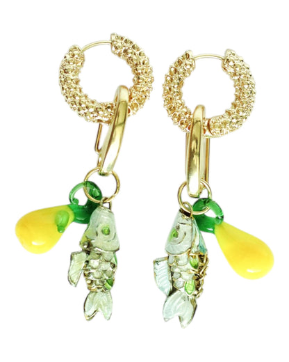 Limoncello Hoops