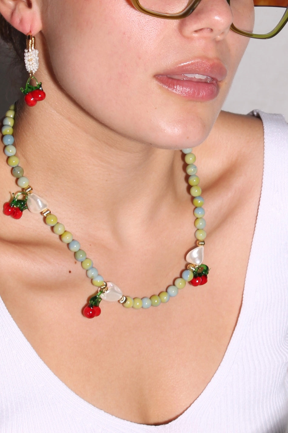 Cherry Bloom Necklace